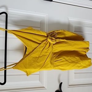 Mustard yellow Romper